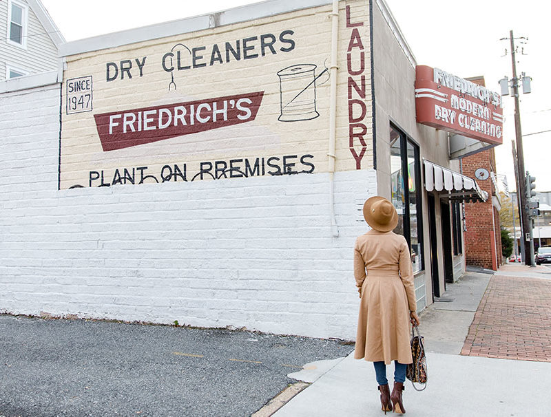 Friedrichs dry cleaners sign