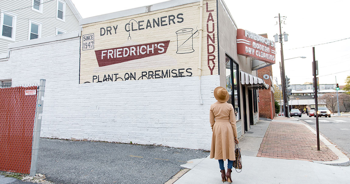 Friedrichs dry cleaners sign