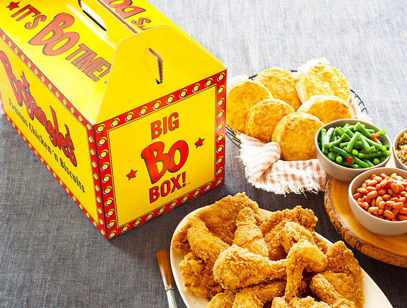Bojangles meal with fried chicken