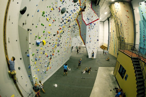 inside-a-rock-climbing-gym-with-people