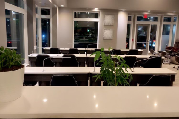 Glossary Nail Spa Interior of Glossary Nail Spa