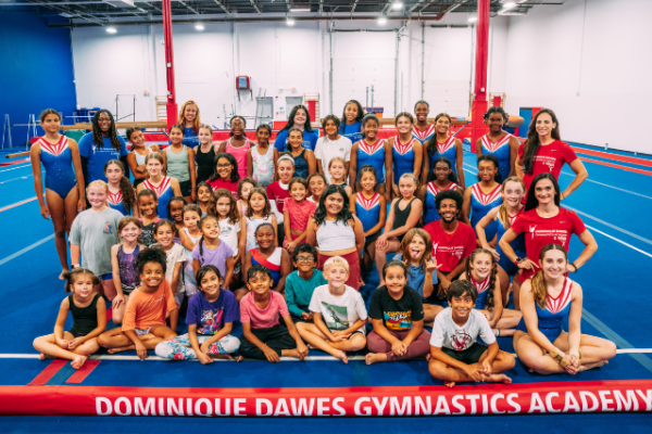 dominique_dawes_3 group photos of the children at dominique dawes gymnastics academy