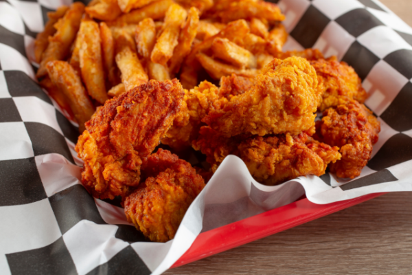 4 Chicken Tenders and Fries